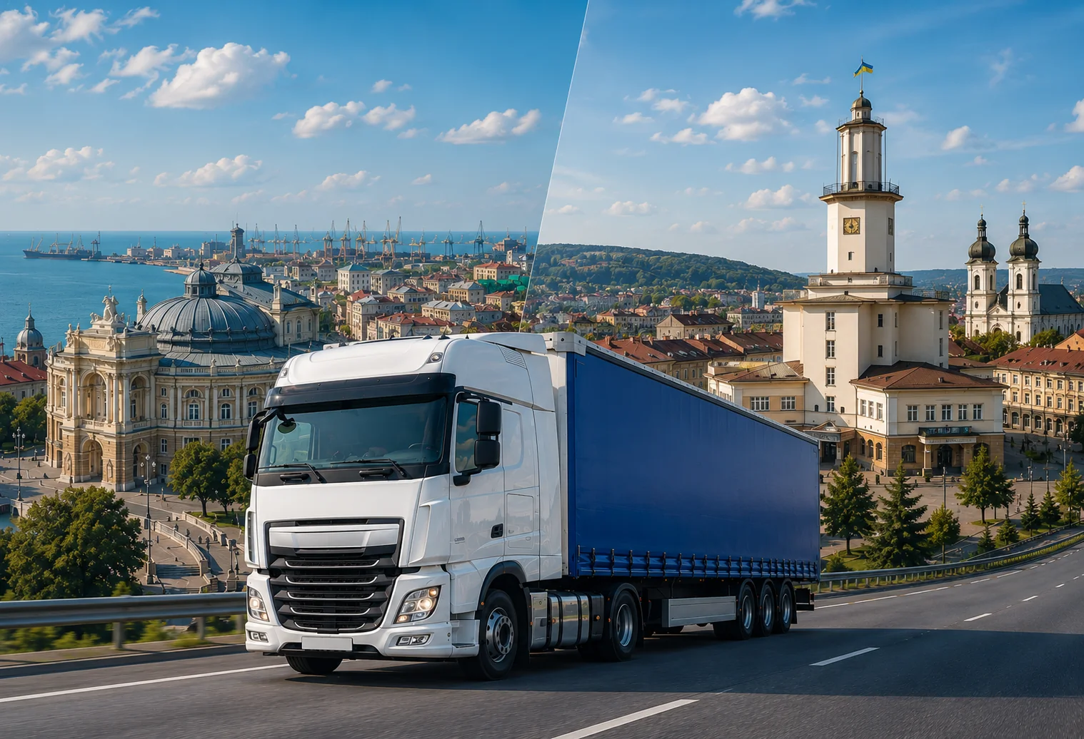 Вантажні перевезення Одеса - Івано-Франківськ | BidCargo